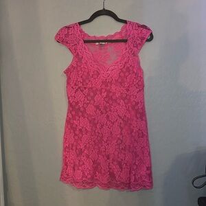 Victoria’s Secret neon pink nightie